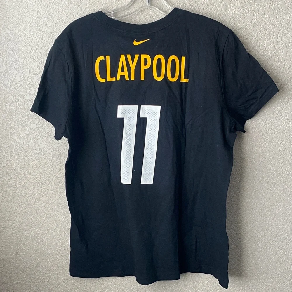 The Nike Tee Steelers # 11 Claypool Short Sleeve Black Size M - Picture 2 of 6